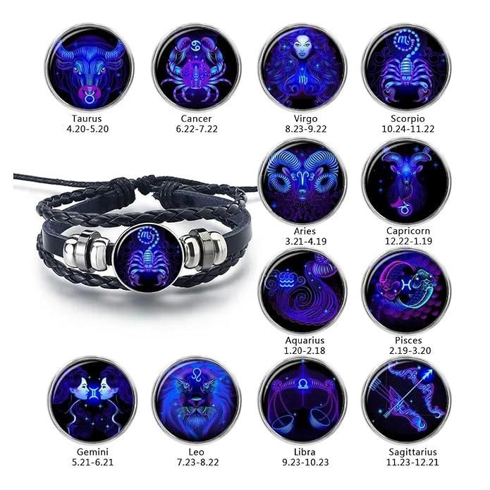 Adjustable Zodiac Sign Powerful Manifestation Bracelet