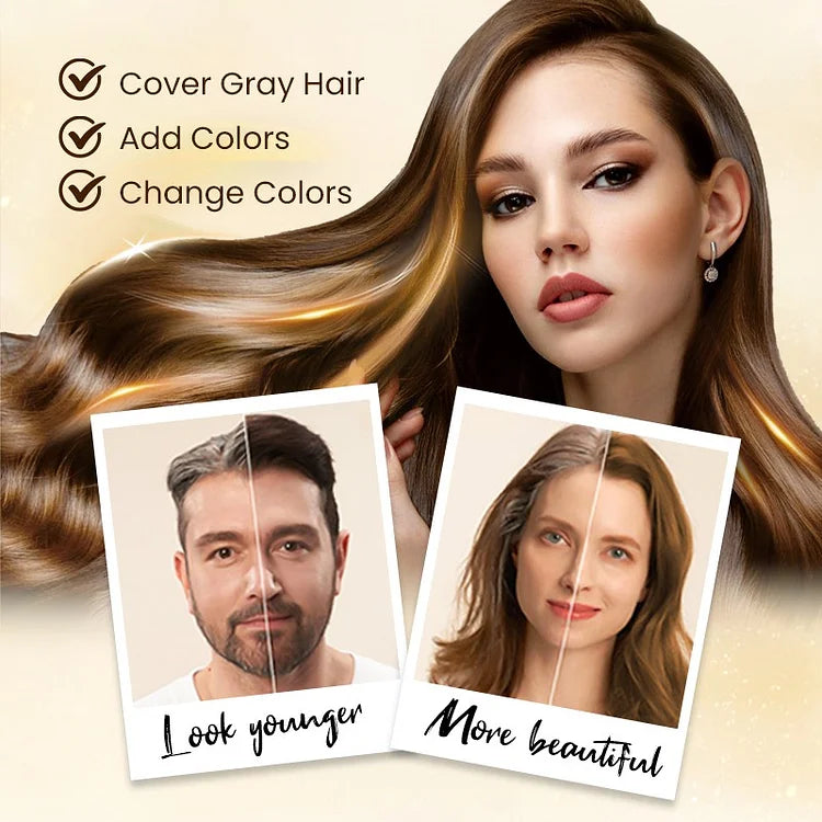 Natural Hair Dye Shampoo - Buy 1 Get 1 Free π₯