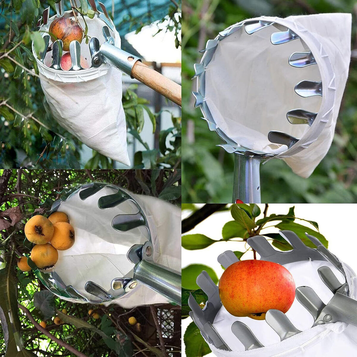 Fruit Picker With Storage Bag