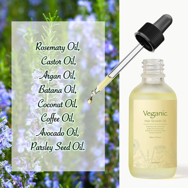 Vegan Natural Hair Growth Oil - Buy 1 Get 1 Free