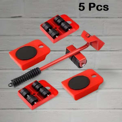 Smart Furniture Lifter with Wheel Pads - 5 Pc