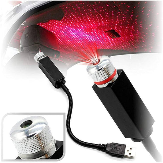 Star Lamp USB Car Ceiling Light