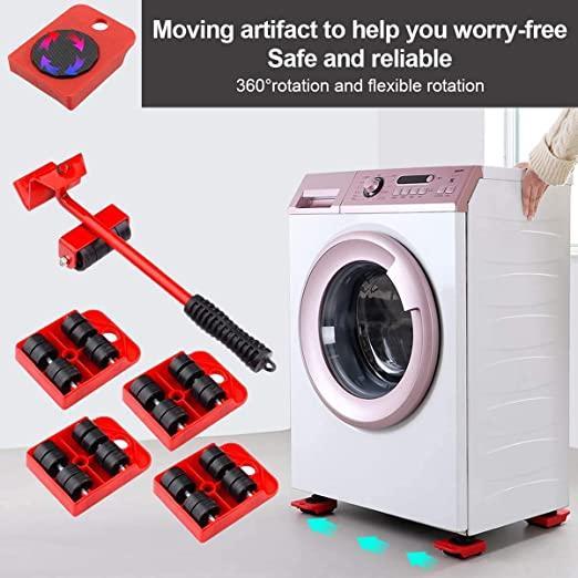 Smart Furniture Lifter with Wheel Pads - 5 Pc