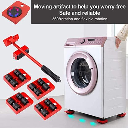 Smart Furniture Lifter with Wheel Pads - 5 Pc