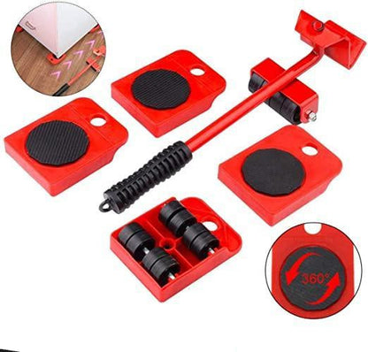 Smart Furniture Lifter with Wheel Pads - 5 Pc