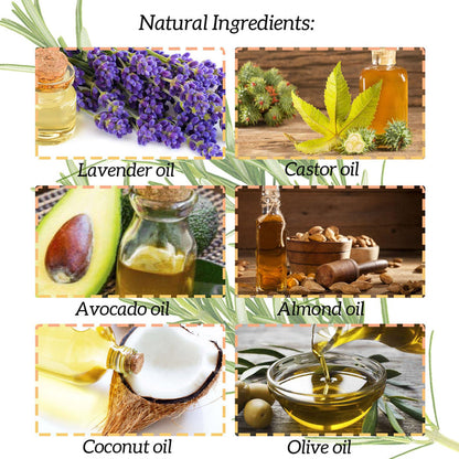 Vegan Natural Hair Growth Oil - Buy 1 Get 1 Free