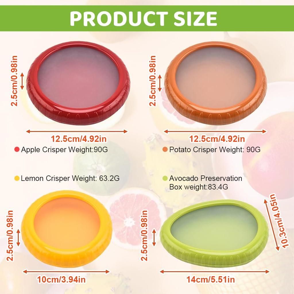 Silicone fruit storage box