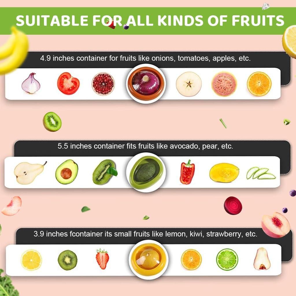 Silicone fruit storage box