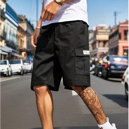 Men's Cotton Casual Cargo Shorts Pack of 3