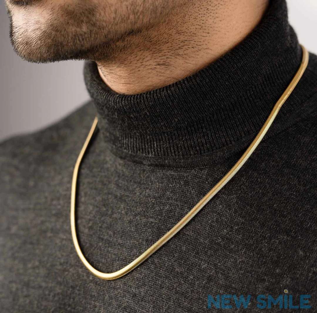 Viral Luxury Men's Golden Snake Chain