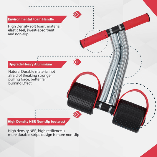 Double Spring Tummy Trimmer & Ab Exerciser