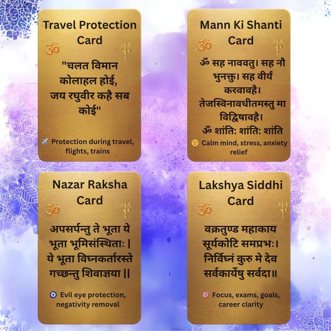 4-in-1 Spiritual Protection Cards